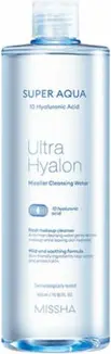 Мицеллярная вода для снятия макияжа Missha Super Aqua Ultra Hyalon