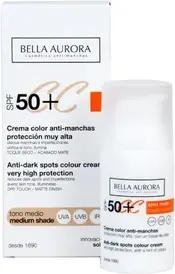 Крем от пигментных пятен Bella Aurora Cc Antispot Cream Spf50 Средний тон