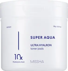 Тонизирующие диски Missha Super Aqua Ultra Hyalron Название коллекции