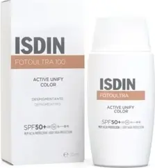 Жидкость для лица со средством от солнца ISDIN Fusion Fluid Active Unify Color Spf50