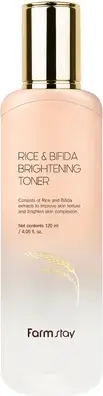 Тонер Farmstay Rice & Bifida Brightening