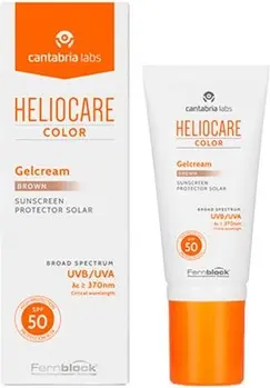 Гель-крем Heliocare Color Brown SPF 50