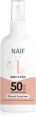Минеральный солнцезащитный крем Naif Baby & Child