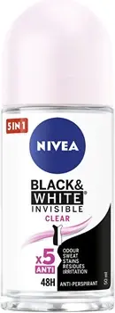Antiperspirant Nivea Invisible For Black & White Clear