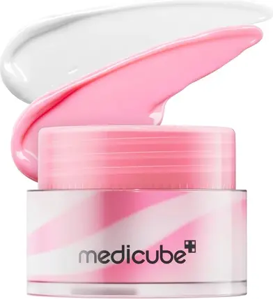 Бальзам для губ ночная маска Medicube Glow Balm с лососевым PDRN коллагеном и ши