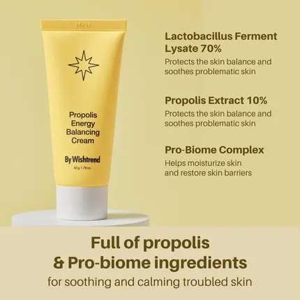 Крем для лица By Wishtrend Propolis Energy Balancing Cream