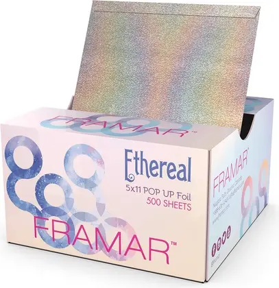 Фольга Framar Ethereal с тиснением, готовая к использованию, для мелирования и окрашивания волос