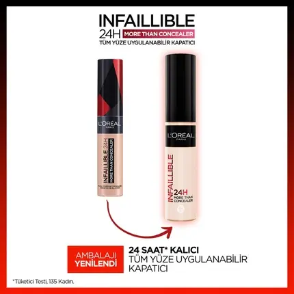 Concealer L'Oreal Professional Infallible 24h More Than Concealer Full Coverage Longwear