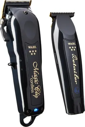 Машинка для стрижки волос Wahl Cordless Barber Combo с Magic Clip и Detailer Li