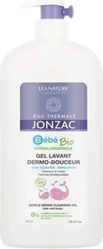Очищающий гель Eau Thermale Jonzac Organic Baby Wash 2-в-1 Нежный дерма-гель для волос и тела