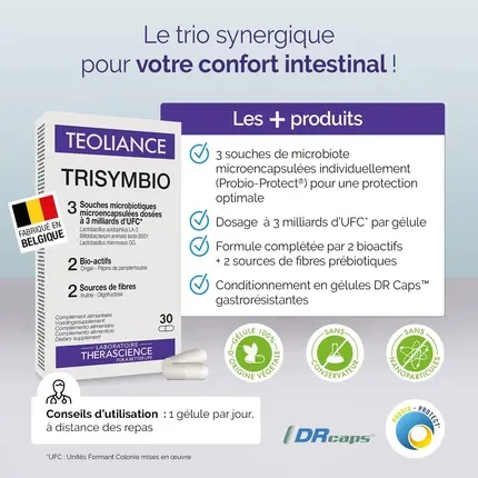 Капсулы Therascience Teoliance Trisymbio