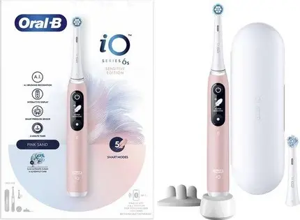 Электрическая зубная щетка Oral-B iO6S Pink Sand