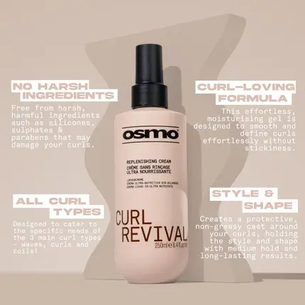 Несмываемый крем Osmo Curl Revival Replenishing Cream