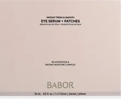 Сыворотка для век Babor Instant Fresh & Smooth Eye Serum + Патчи