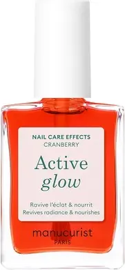 Лак для ногтей и уход за ногтями Manucurist Active Glow клюквенный коралл на биологической основе