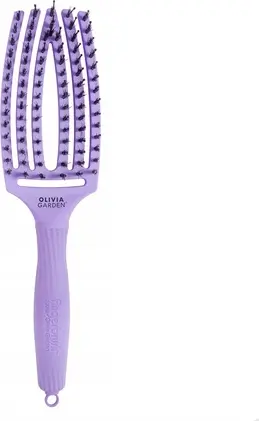 Щетка-лопатка и пальчиковая щетка Olivia Garden Finger Brush Combo Lavender Medium