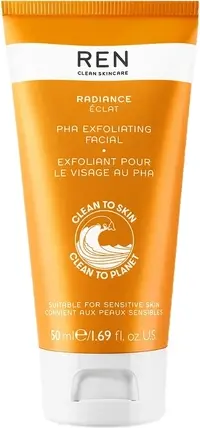 Пилинг Ren Clean Skincare PHA Polyhydroxy Acid Gentle Brightening Exfoliator