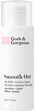 Сыворотка Geek & Gorgeous Smooth Out 12% AHA + Кактус Жидкая
