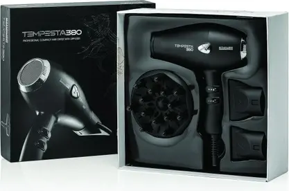 Фен Xanitalia Pro Xan Hair Dryer Tempesta 380 Черный