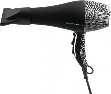 Фен Corioliss Flow Ultra Silver Zebra Soft Touch