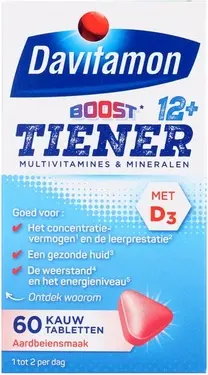 Жевательные таблетки Davitamon Multi Boost 12+