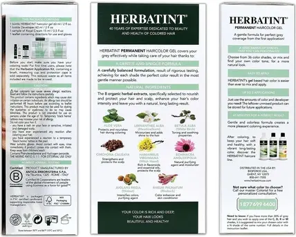 Травяная краска для волос Herbatint 4C Пепельный Каштан