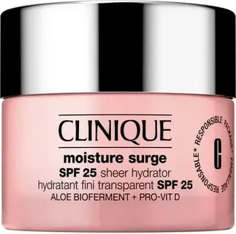 Дневной крем Clinique Moisture Surge Увлажняющий гель-крем SPF 25 Легкий увлажнитель