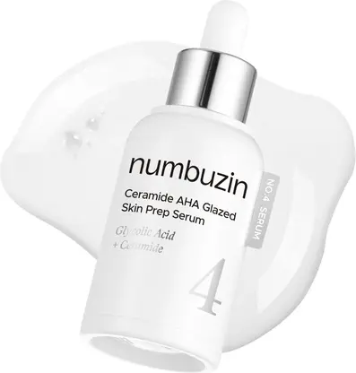 Отшелушивающая сыворотка Numbuzin №4 с церамидами и AHA для сияния кожи