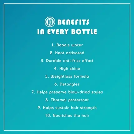 Сыворотка для волос Its A 10 Miracle Blow Dry H2O Shield Контроль влажности Устранение пушистости