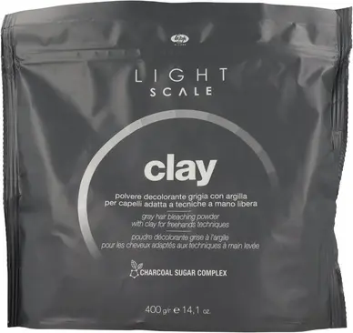Осветляющий порошок Lisap Light Scale Clay Decolorant Gray