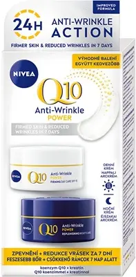 Комплект по уходу за кожей Nivea Q10 Power Антивозрастной дневной и ночной уход