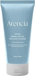 Очищающее мыло для лица Arencia Hyssop Sebum Control Rice Cake Cleanser