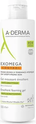 Вспенивающийся гель A-Derma Exomega Control
