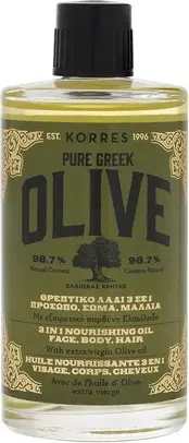 Масло для тела Korres Pure Greek Olive Nourishing 3 в 1
