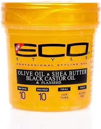 Масло для волос Ecotools Eco Style Золотое Оливковое масло Масло ши Черное касторовое масло Льняное семя