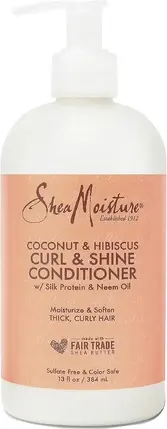 Кондиционер Shea Moisture Coconut and Hibiscus Curl and Shine