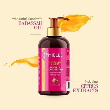 Несмываемый кондиционер Mielle Organics Гранат и Мед