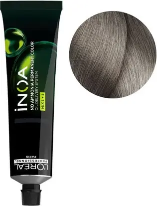 Краска для волос L'Oreal Professional Inoa 8.1 Светлый Пепельный Блонд