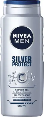 Гель для душа Nivea Silver Protect