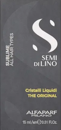 Масло для волос Alfaparf Milano Semi di Lino Sublime Cristalli Liquidi