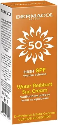 Солнцезащитный крем Dermacol Sun с водостойкими свойствами SPF 50