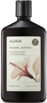 Лосьон для тела Ahava Dead Sea Mineral Botanic Velvet Гибискус и инжир Фруктово-цветочный зеленый