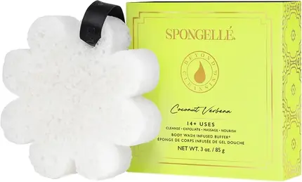 Гель для душа Spongelle Boxed Flower с ароматом кокоса и вербены