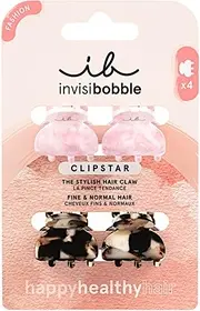 Hair Clips & Hair Clamps Invisibobble Invisibobble Clipstar Petit Four Hair Clip Set 4 Pieces