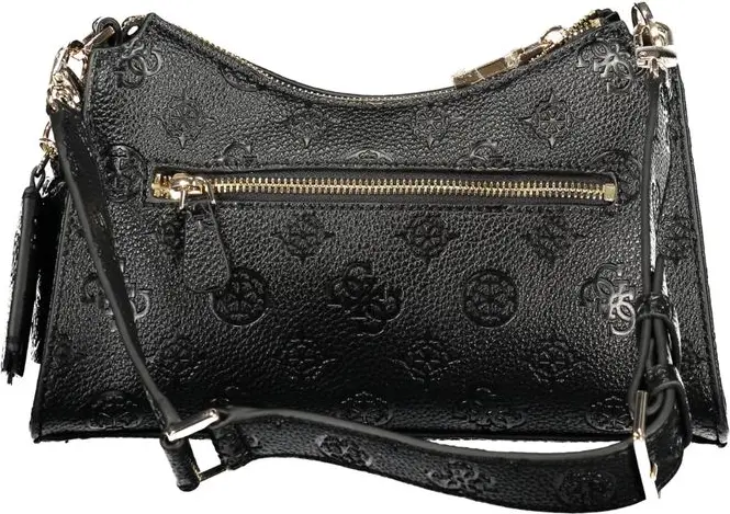 Черная полиэтиленовая сумка Guess Shoes