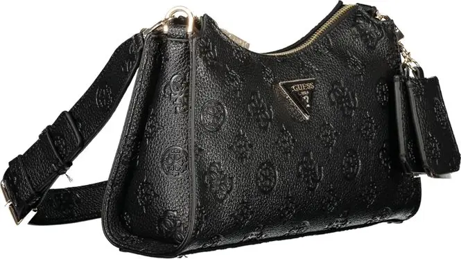 Черная полиэтиленовая сумка Guess Shoes
