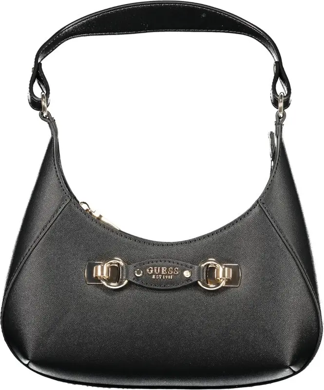 Черная полиэтиленовая сумка Guess Shoes
