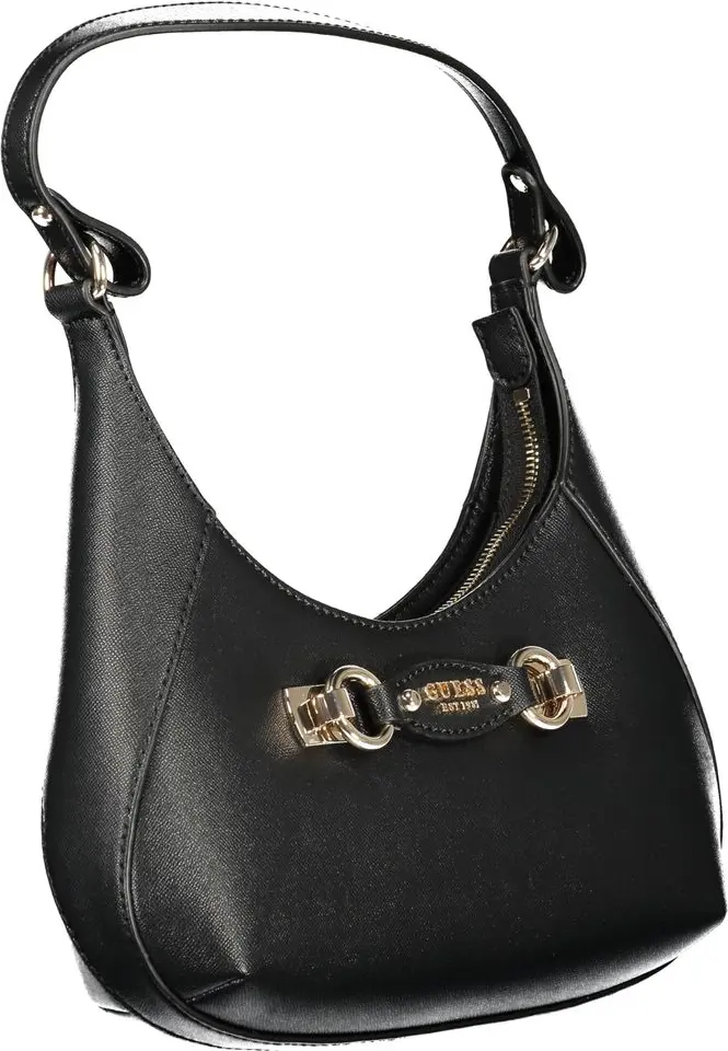 Черная полиэтиленовая сумка Guess Shoes