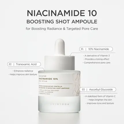 Ampoule Skin1004 Madagascar Centella Niacinamide 10 Boosting Shot Ampoule