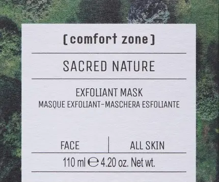 Очищающая маска Comfort Zone Sacred Nature